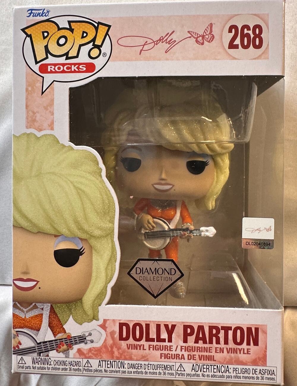 Funko Pop Dolly Parton 268 Diamond Amazon Exclusive
